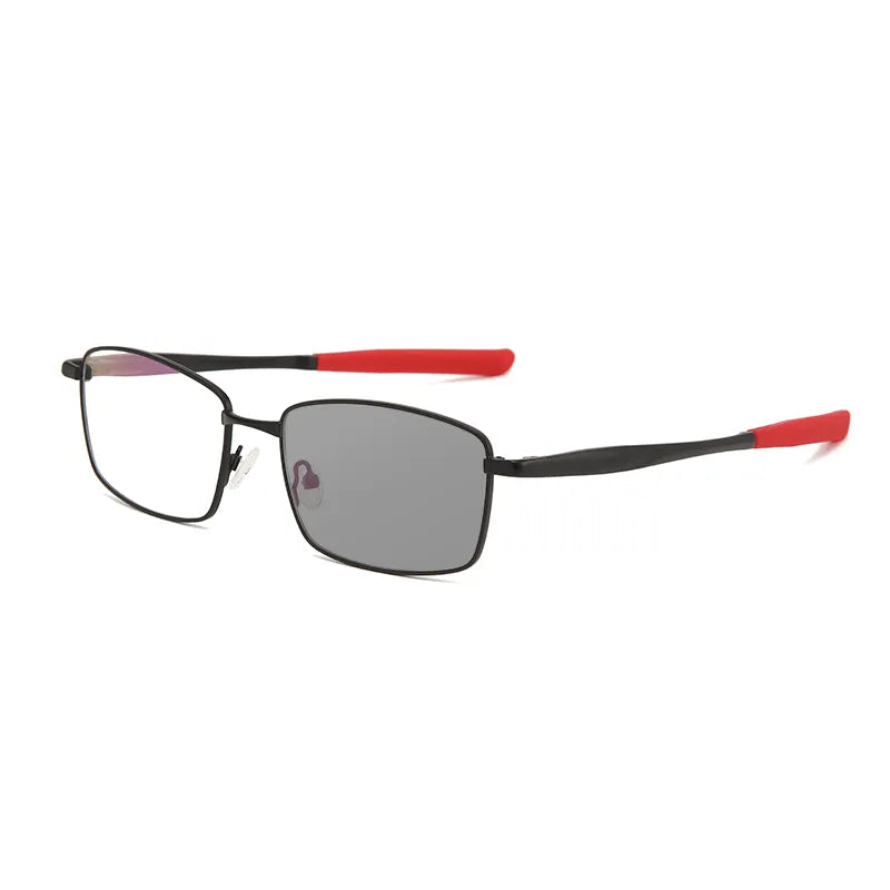 STYLISH FULL-RIMMED SPORTS PHOTOCHROMIC MULTIFOCAL READING GLASSES